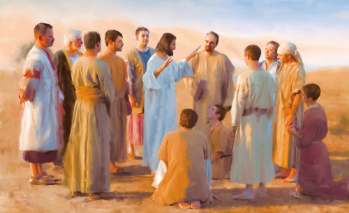 Resultado de imagen para imagenes de jesus dando instrucciones a los apostoles antes de ascender al cielo